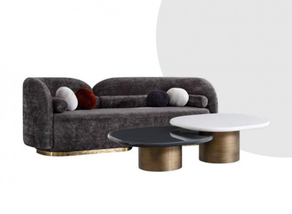 Comfortable Sofa Three-Seater for the Living Room Modern Style New Model