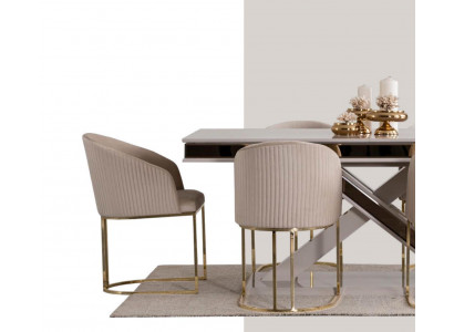 Luxury dining table chair, armchair, furniture, furnishings, seat cushion, chairs