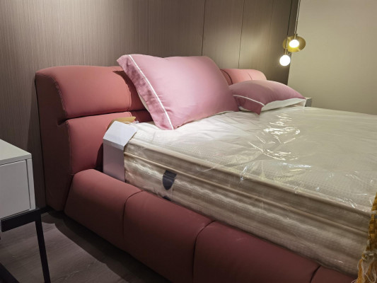 Beds Sleeping Room Leather 180x200cm New Bed Upholstered Design Luxury