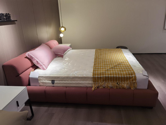 Beds Sleeping Room Leather 180x200cm New Bed Upholstered Design Luxury