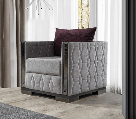 Silver sofa set couch seating cushions sofa set 3+1 seater couches