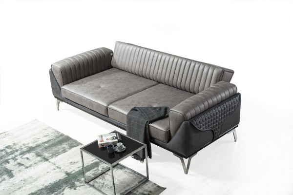 Sofa Set 3+1 Seater Living Room Set Sofa Armchair Sofa New Grey