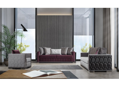 Luxury Sofa Set 3+3+1 Seater Group Sofa Seat Living Room Sofas