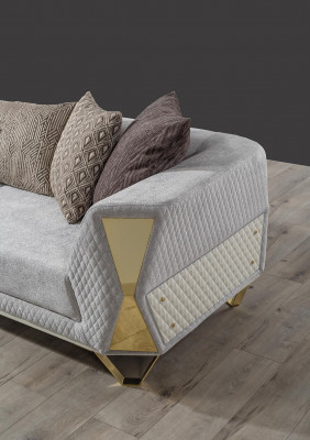 Unique sofa living room three-seater couch upholstered furniture fabric 3-seater