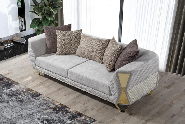 Unique sofa living room three-seater couch upholstered furniture fabric 3-seater