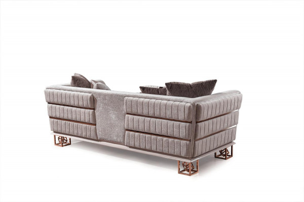 Sofa 3-seater modern couch sofas design sofa three-seater seat new brown