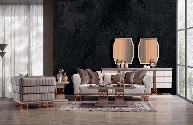Sofa 3-seater modern couch sofas design sofa three-seater seat new brown
