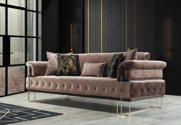Sofa set Sofa suite Sofas armchair 3+3+1 seater fabric modern