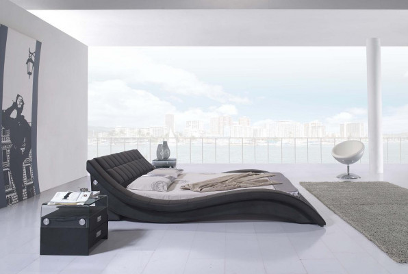 Double beds, marriage bedroom, luxury designer bed 180x200 leather hotel