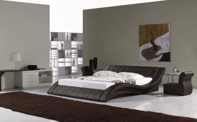Double beds, marriage bedroom, luxury designer bed 180x200 leather hotel
