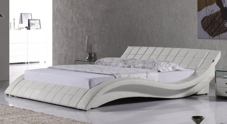Beds double 180x200cm bedroom leather double bed upholstery design