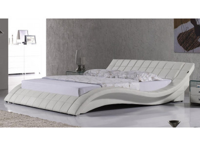 Beds double 180x200cm bedroom leather double bed upholstery design