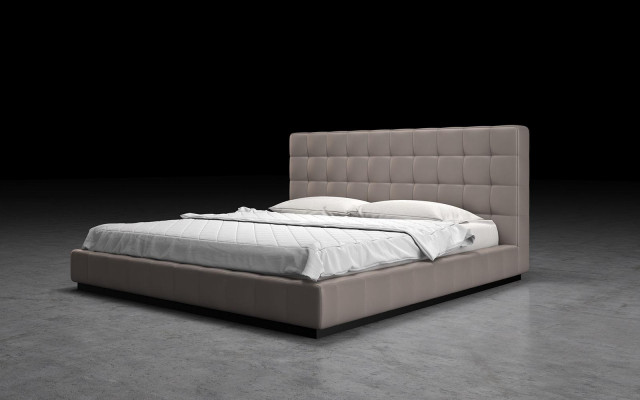 Modern frame luxury bedroom beds hotel design leather bed