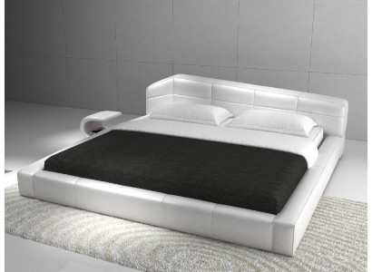 Modern hotel frame sleeping room luxury leather design bed double