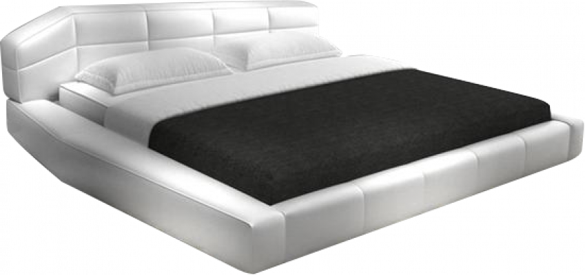 Modern hotel frame sleeping room luxury leather design bed double