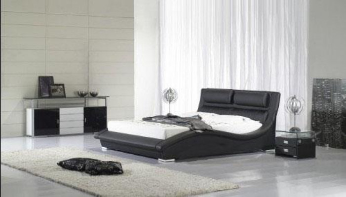 Design Upholstered Hotel Bed 180x200cm Wedding Wood Bedroom Furniture