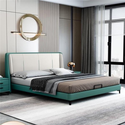 Beds Textile Hotel Luxury Upholstery Fabric Seat Italian Designer Bed Bedroom