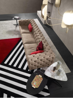 Sofa 4-seater leather sofas luxury designer couch new sofa luxury Chesterfield new
