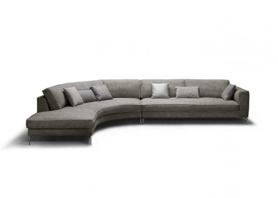 Design L Shape Leather Gray Luxury Couches New Corner Sofa Couch Sofas Living Landscape
