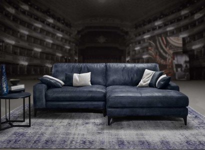 Sectional sofa, sofa, living room sofas, leather, luxury, L-shape, style, modern furniture, blue, new