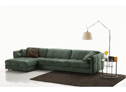 Sectional sofa textile sofa upholstery corner modern couch living room L-shape design