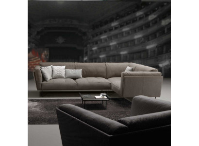 Fabric sectional L-shaped sofa, sofa couch design, upholstery textile, luxury couches