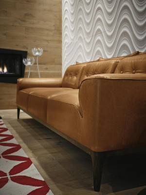 Suite Armchair Sofas Sofa Suite 3+1 Seater Brown Living Room Upholstery