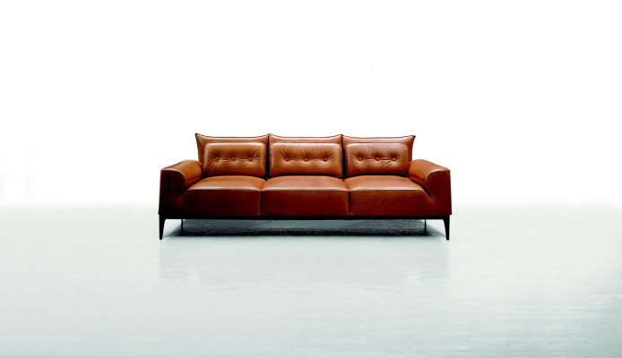 Suite Armchair Sofas Sofa Suite 3+1 Seater Brown Living Room Upholstery