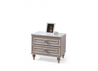 Design nightstand side table console white tables furniture wood new