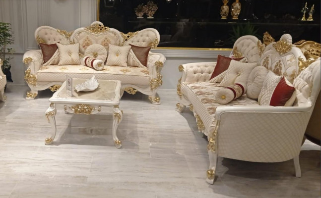 Three-piece sofa set 3+3 seat couch sofa sofas armchair seat fabric upholstery 2-piece