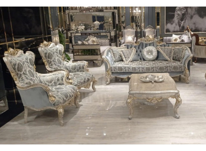 Sofa set 3+1+1 seats coffee table luxury sofa armchair sofas fabric couch table