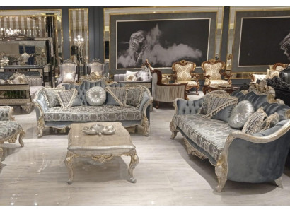Group Sofa Set 3+3 Seater Luxury Sofa Armchair Sofas Fabric Classic Set New