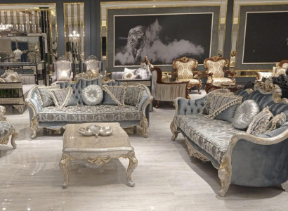 Group Sofa Set 3+3 Seater Luxury Sofa Armchair Sofas Fabric Classic Set New