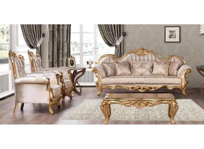 Set of sofa set 3+1+1 seater coffee table sofa luxury fabric armchair sofas new