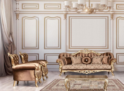 Sofa Suite 3+1+1 Seater Luxury Suite Sofa Sofas Armchair Set Baroque Living Room