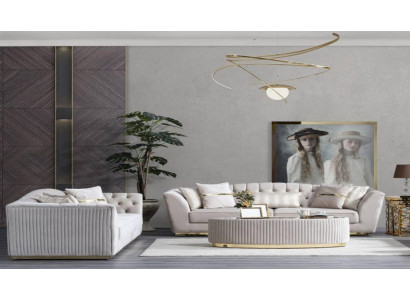Luxury Sofa Set 3+3 Seater Suite Sofa Sofas Seating Group Living Room Couch