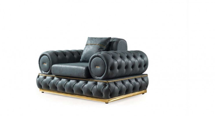 Luxury Chesterfield Sofa Set 3+1 Seat Sofa Set Armchair Sofas Upholstery