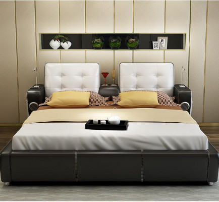 Bed Music System USB Beds Multifunction Luxury Furniture Bedroom
