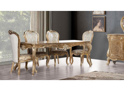 Table dining table dining room wood tables baroque dining luxury furniture new