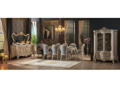 Dining room set dining table chair tables dining group sideboard 11-piece