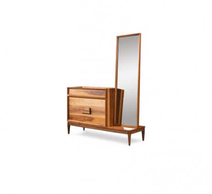 Luxury Wood Set Bedroom Furniture Modern Bed 2x Nightstands Dresser