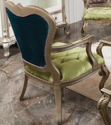 Sofa Set 2+1+1 Seats Luxury Coffee Table Side Table Armchair Suite 6-piece