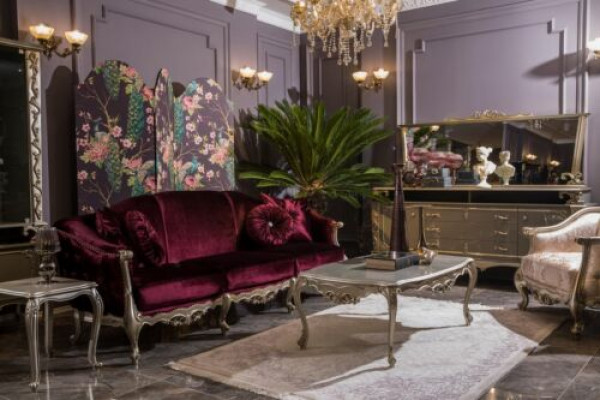 Luxury Sofa Set Sofa Side Table Coffee Table Armchair Set 5pcs. New