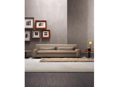 Sofa 3 seater grey living room Prianera upholstery Italian furniture textile