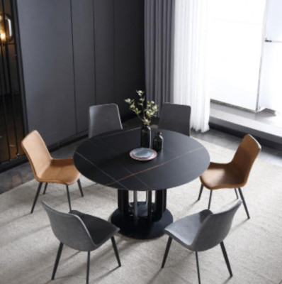 Luxury tables round table round design stainless steel furniture dining room dining tables new