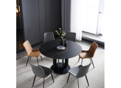 Luxury tables round table round design stainless steel furniture dining room dining tables new