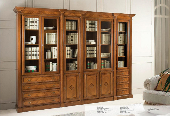 Bookshelf brown display cabinet bookcase showcase bookcase shelves new
