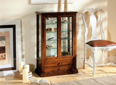 Living room furniture solid wood display cabinet glass cupboard real wood sideboard display cabinet