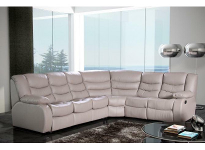 Corner sofa living landscape upholstery corner sofa couch suite seating modern leather