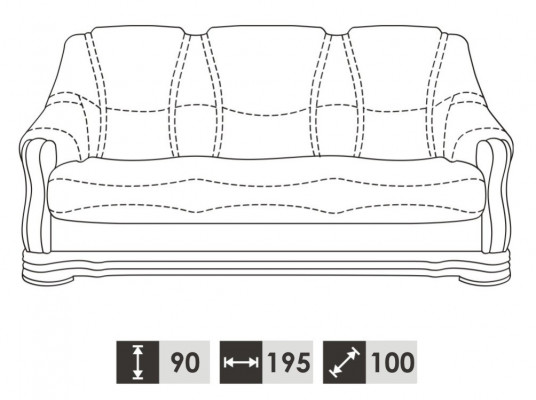 Sofa set 3+1+1 seater classic upholstery living room landscape sofas couches new